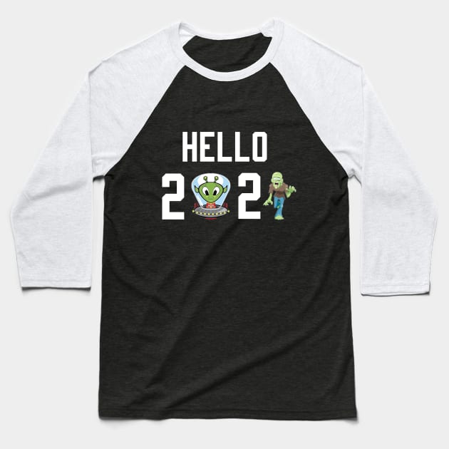 Hello 2021 zombie Baseball T-Shirt by DesStiven